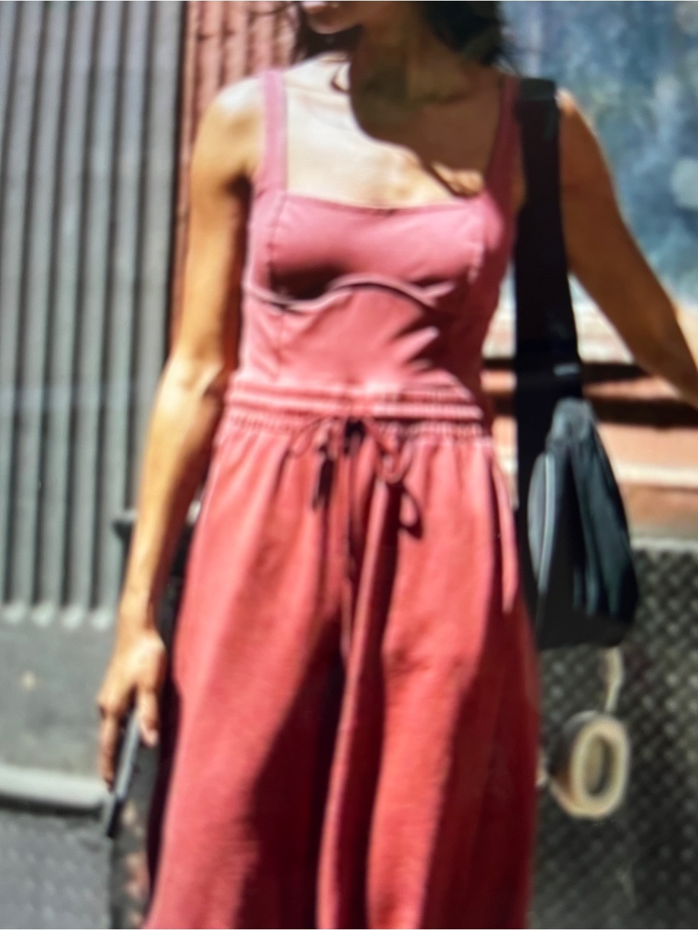 Free People Movement… Inbound Crimson Garment Dyed Jumpsuit… Sz large